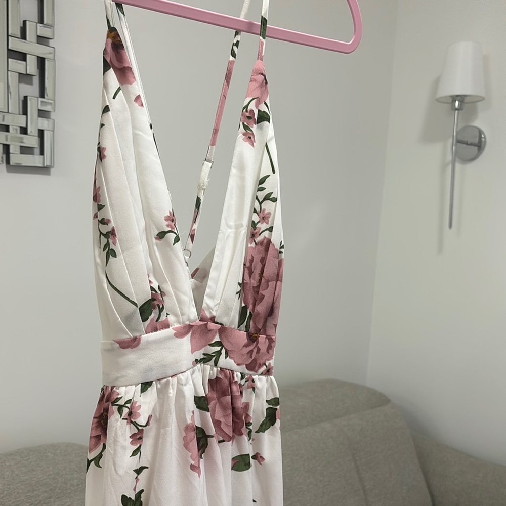 Floral Halter Dress